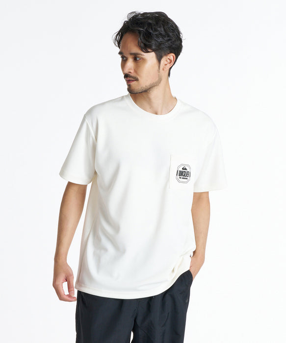 QUIKSILVER メンズ ACE CHEST ST Tシャツ 【2026年秋冬モデル】 WHT / XL