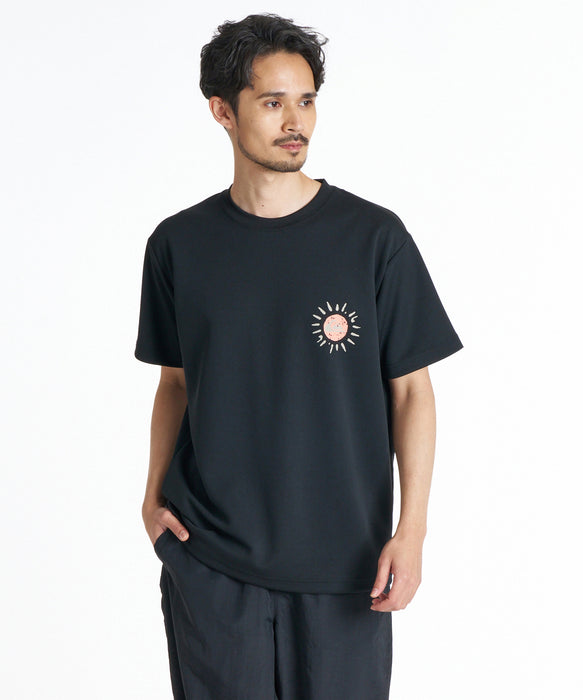 QUIKSILVER メンズ NEON BLUES ST Tシャツ 【2026年秋冬モデル】 BLK / XL