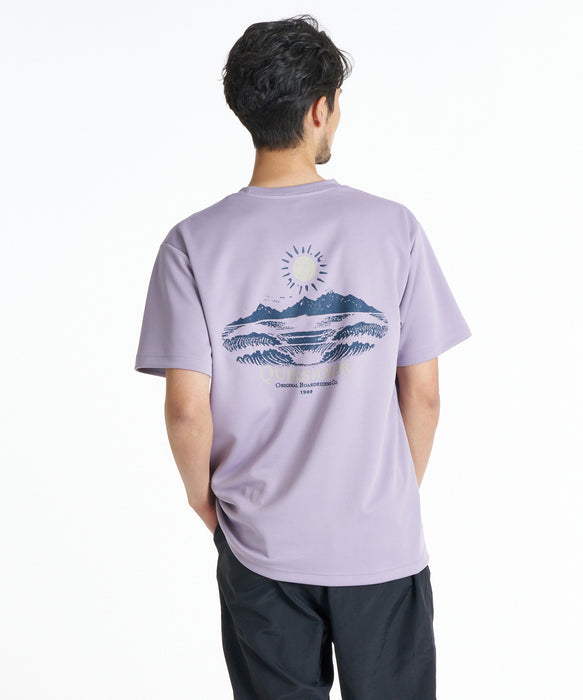QUIKSILVER メンズ NEON BLUES ST Tシャツ 【2026年秋冬モデル】 PUR / XL