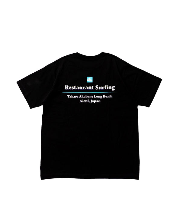 QUIKSILVERメンズ 　QUIKSILVER× RESTAURANT SURFING SS Tシャツ【限定コラボモデル】