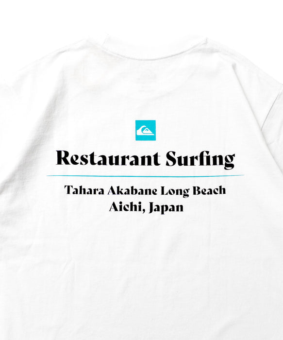 QUIKSILVERメンズ 　QUIKSILVER× RESTAURANT SURFING SS Tシャツ【限定コラボモデル】