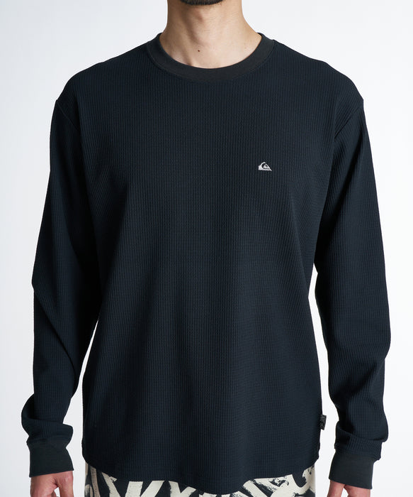 QUIKSILVER メンズ GINGER HEAT WAFFLE LT インナー 【2026年秋冬モデル】 BLK / XL