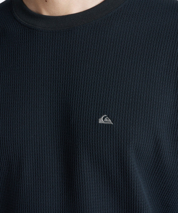 QUIKSILVER メンズ GINGER HEAT WAFFLE LT インナー 【2026年秋冬モデル】 BLK / XL