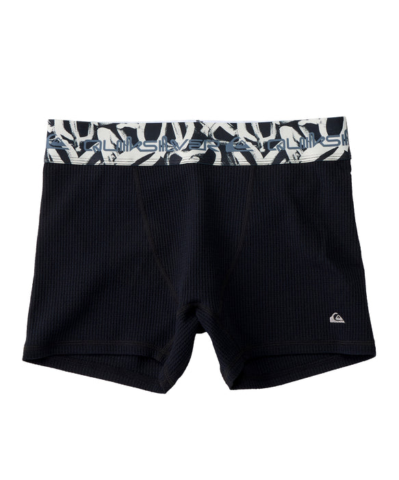 QUIKSILVER メンズ GINGER HEAT WAFFLE BOXER PANT インナー 【2026年秋冬モデル】 BLK1 / XL