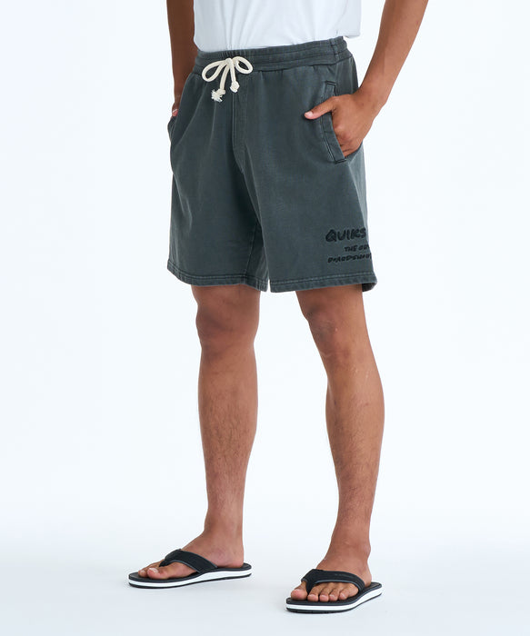 QUIKSILVER メンズ PG HAND DRAWN SWEAT  ショートパンツ 【2026年春夏モデル】 BLK / XL