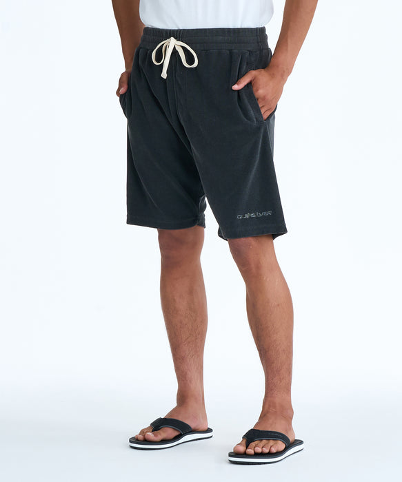 QUIKSILVER メンズ PG PILE WASH SHORTS ショートパンツ 【2026年春夏モデル】 BLK / XL