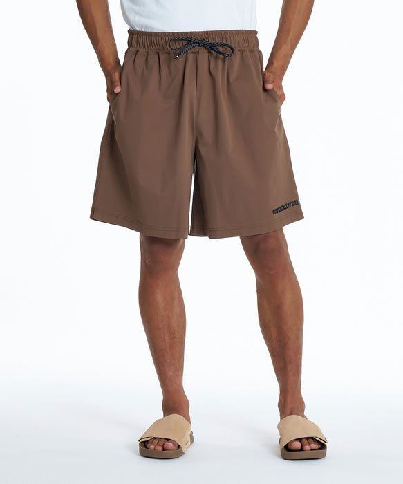 QUIKSILVER メンズ SIGN BAGGY SHORTS ショートパンツ 接触冷感 速乾