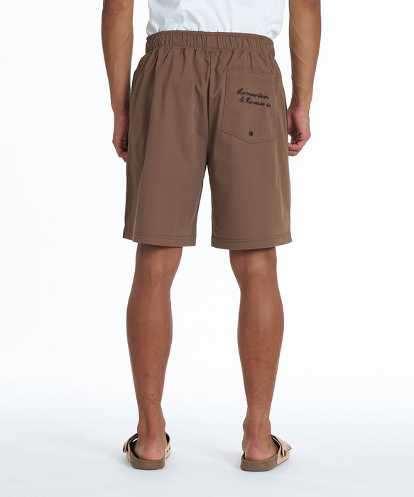 QUIKSILVER メンズ SIGN BAGGY SHORTS ショートパンツ 接触冷感 速乾