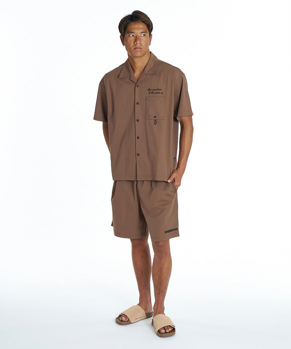 QUIKSILVER メンズ SIGN BAGGY SHORTS ショートパンツ 接触冷感 速乾