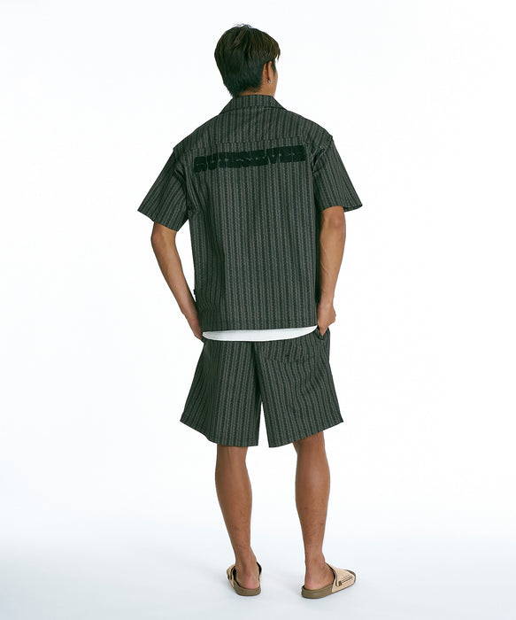 QUIKSILVER メンズ SIGN BAGGY SHORTS ショートパンツ 接触冷感 速乾
