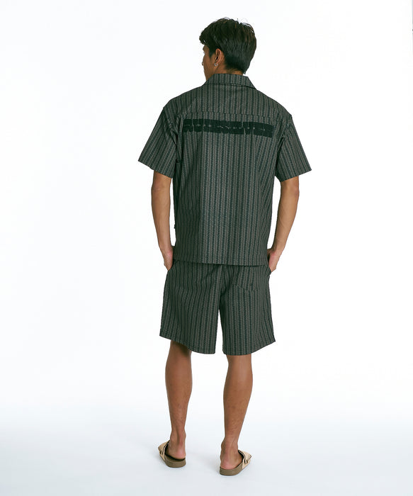 QUIKSILVER メンズ SIGN BAGGY SHORTS ショートパンツ 接触冷感 速乾