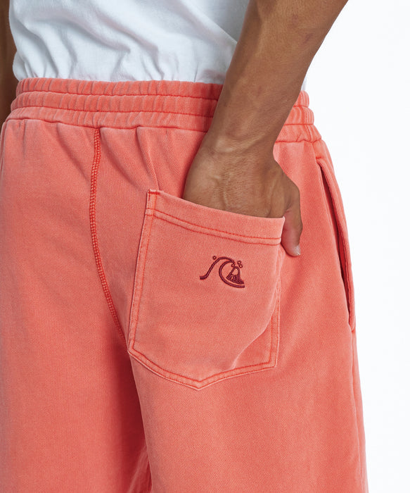 QUIKSILVER メンズ DNA BUBBLE SWEAT SHORTS ショートパンツ 【2026年夏モデル】 RED / XL