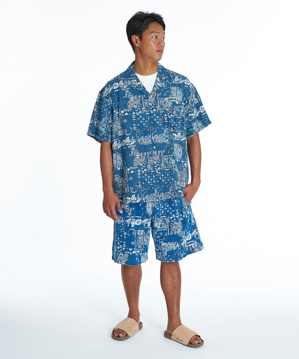 QUIKSILVER メンズ MERCURY PAISLEY BAGGY SWEAT SHORTS ショートパンツ 【2026年夏モデル】 IND / XL