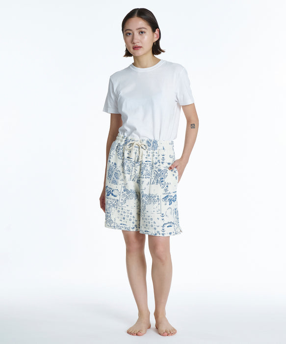 QUIKSILVER メンズ MERCURY PAISLEY BAGGY SWEAT SHORTS ショートパンツ 【2026年夏モデル】 IVY / XL