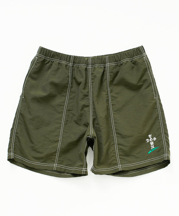 <QUIKSILVER X DOGTOWN>メンズ DTQS NYLON SHORTS バギーショートパンツ 17インチ【2026年夏モデル】