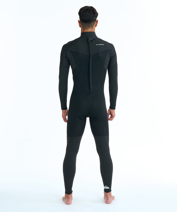 Quiksilver フルスーツ ブラック QUIKSILVER メンズ EVERYDAY SESSIONS 2/2 BZ FL FLATLOCK ウェット