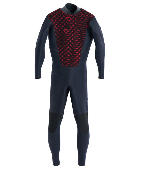 QUIKSILVER メンズ HIGHLINE 4/3 LCZ セミドライ 【2026年秋冬モデル】 BLK / L