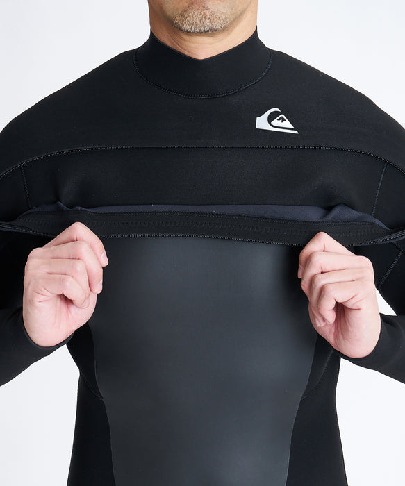 QUIKSILVER メンズ HIGHLINE 4/3 LCZ セミドライ 【2026年秋冬モデル】 BLK / L
