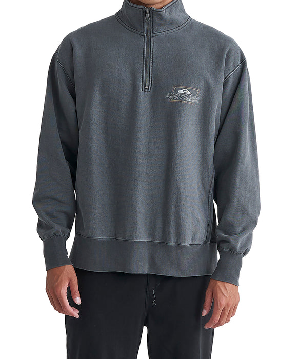 OUTLET】Quiksilver LINE BY HZ FLEECE ハーフジップ メンズ