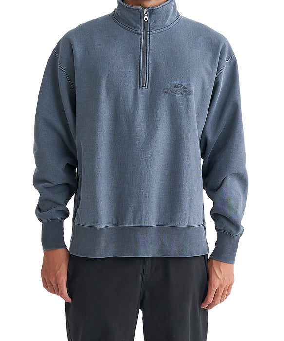 【OUTLET】QUIKSILVER メンズ LINE BY HZ FLEECE 長袖スウェット ルーズフィット
