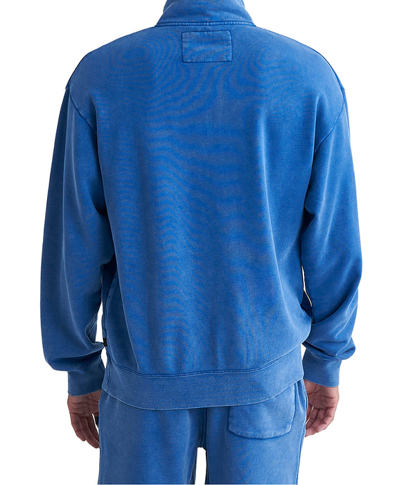 【OUTLET】QUIKSILVER メンズ DNA HALF　ZIP SWEAT 長袖スウェット ルーズフィット