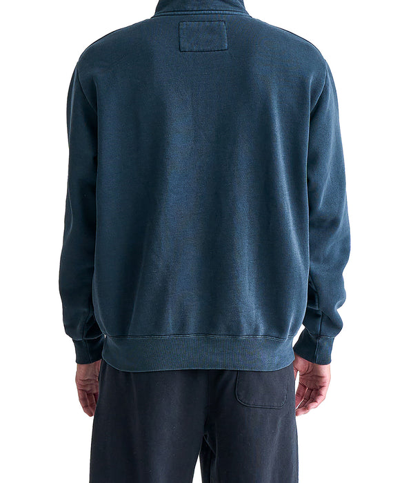 OUTLET】Quiksilver PALM SCRIPT HALF ZIP SWEAT 裏起毛 ハーフジップ