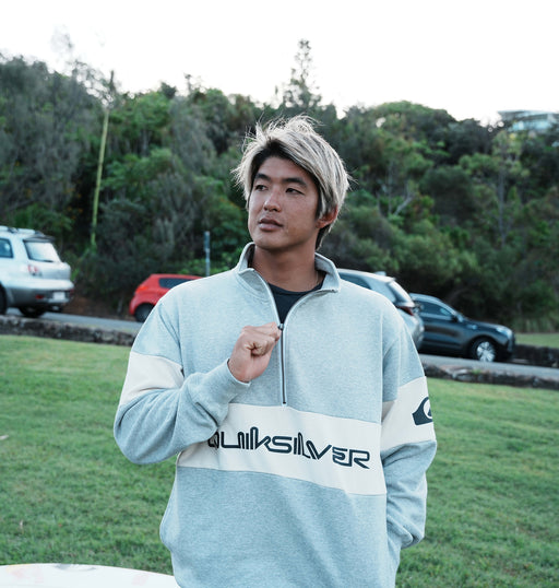 OUTLET】QUIKSILVER メンズ QS OMNI HF ZIP SWEAT 長袖スウェット