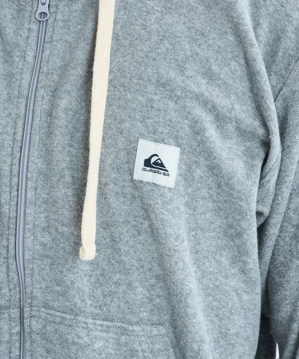 QUIKSILVER メンズ PG PILE WASH ZIP HOO パーカー 【2026年春夏モデル】 HTR / XL