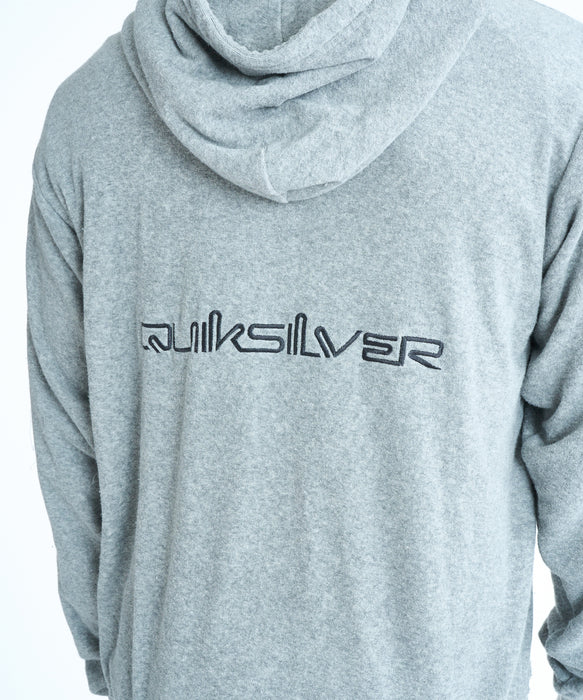 QUIKSILVER メンズ PG PILE WASH ZIP HOO パーカー 【2026年春夏モデル】 HTR / XL