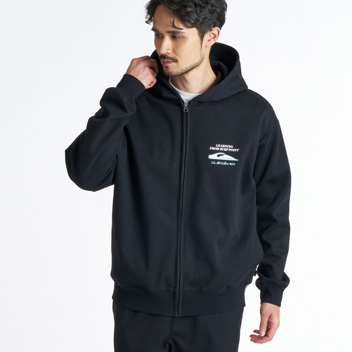 QUIKSILVER メンズ WR BONDING ZIP パーカー 防風 撥水 保温 【2026年
