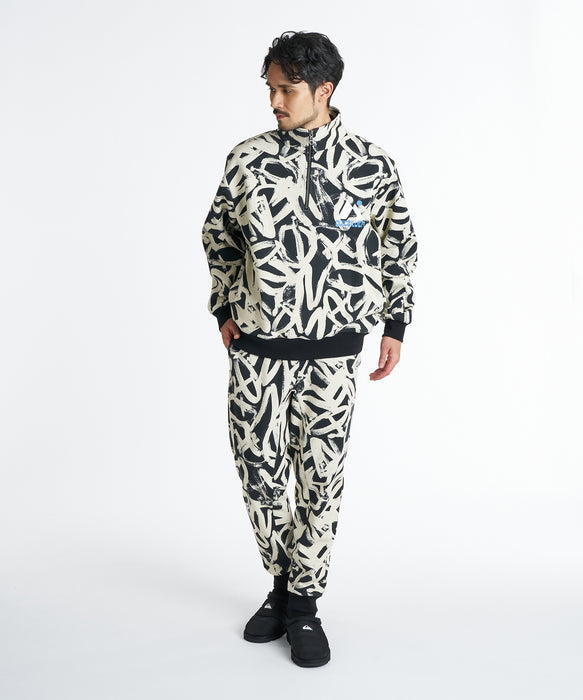 QUIKSILVER メンズ WR BONDING HALF ZIP スウェットジャケット 【2026年秋冬モデル】 BLK2 / XL