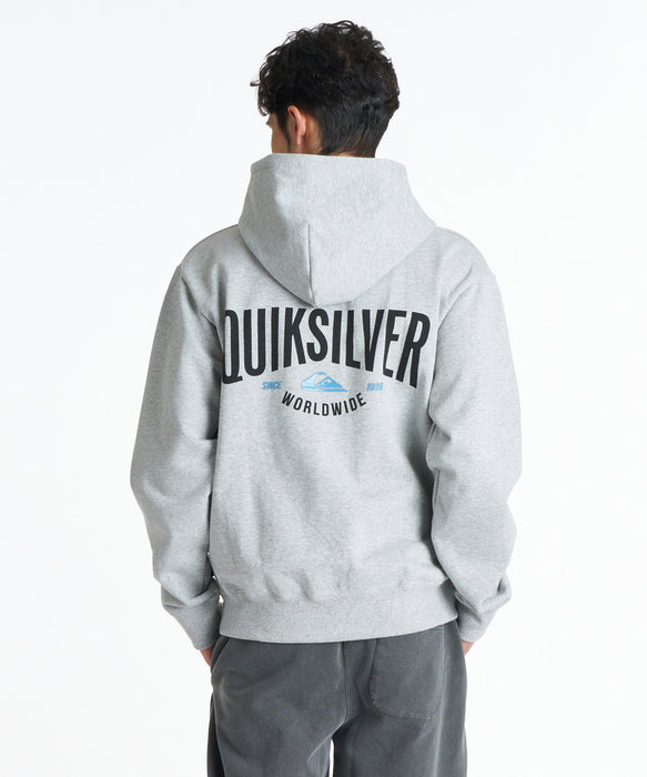 QUIKSILVER メンズ GARAGE SWEAT ZIP PK パーカー 【2026年秋冬モデル】 HTR / XL