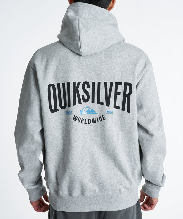QUIKSILVER メンズ GARAGE SWEAT ZIP PK パーカー 【2026年秋冬モデル】 HTR / XL