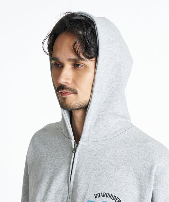 QUIKSILVER メンズ GARAGE SWEAT ZIP PK パーカー 【2026年秋冬モデル】 HTR / XL