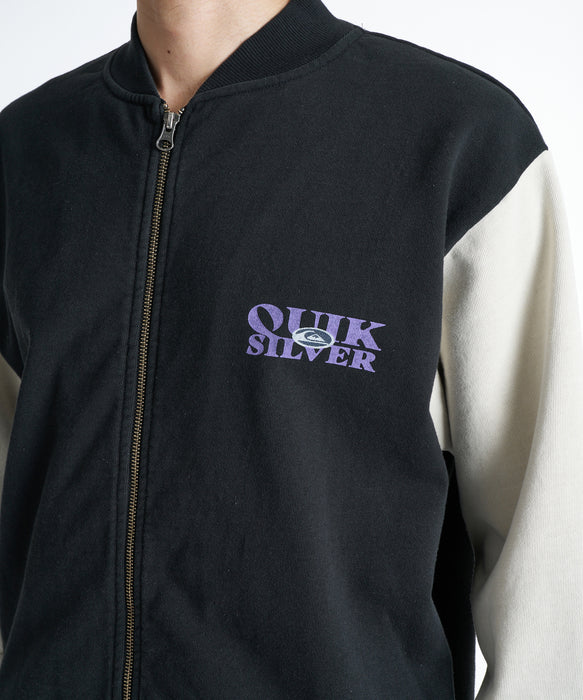 QUIKSILVER メンズ TRUE CREW SWEAT ZIP スウェットジャケット 【2026年秋冬モデル】 BLK / XL