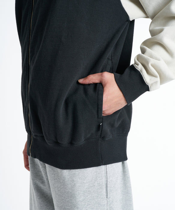 QUIKSILVER メンズ TRUE CREW SWEAT ZIP スウェットジャケット 【2026年秋冬モデル】 BLK / XL