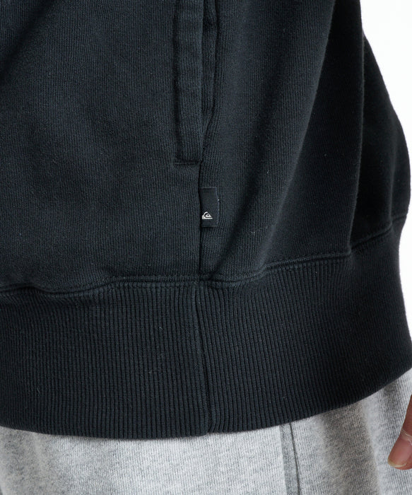 QUIKSILVER メンズ TRUE CREW SWEAT ZIP スウェットジャケット 【2026年秋冬モデル】 BLK / XL