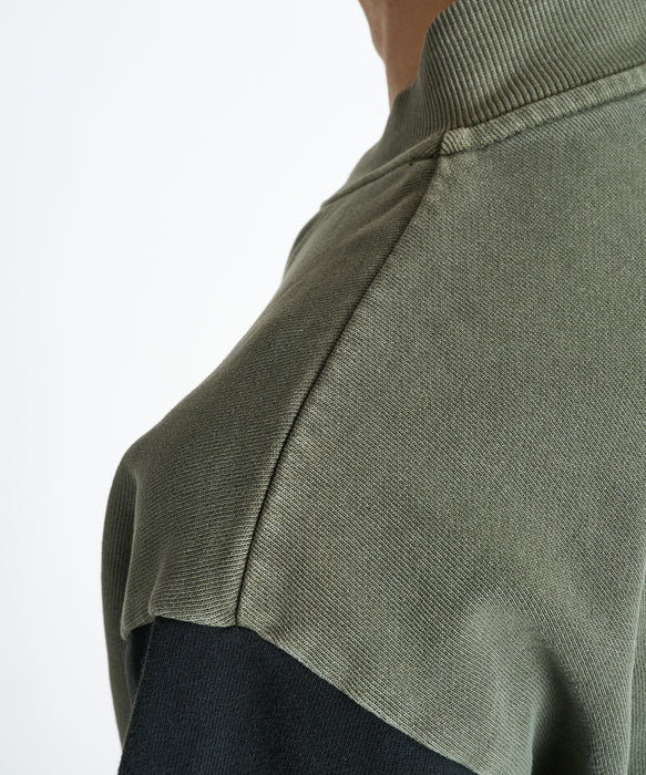 QUIKSILVER メンズ TRUE CREW SWEAT ZIP スウェットジャケット 【2026年秋冬モデル】 OLV / XL