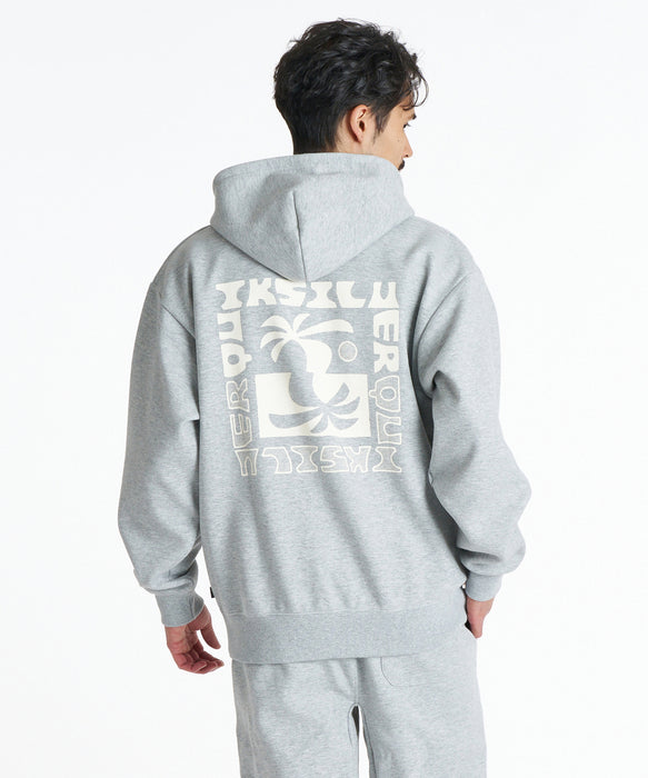QUIKSILVER メンズ SALT WATER PALM RISE SWEAT ZIP PK パーカー 【2026年秋冬モデル】 HTR / XL