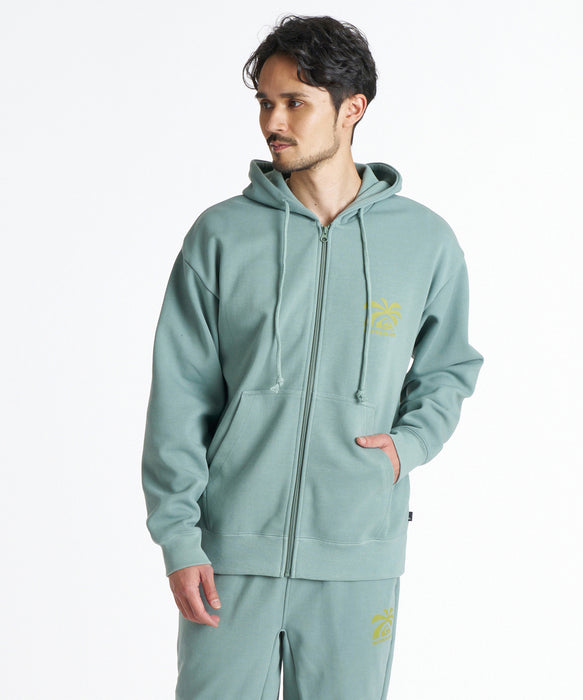 QUIKSILVER メンズ SALT WATER PALM RISE SWEAT ZIP PK パーカー 【2026年秋冬モデル】 OLV / XL