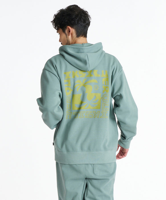 QUIKSILVER メンズ SALT WATER PALM RISE SWEAT ZIP PK パーカー 【2026年秋冬モデル】 OLV / XL