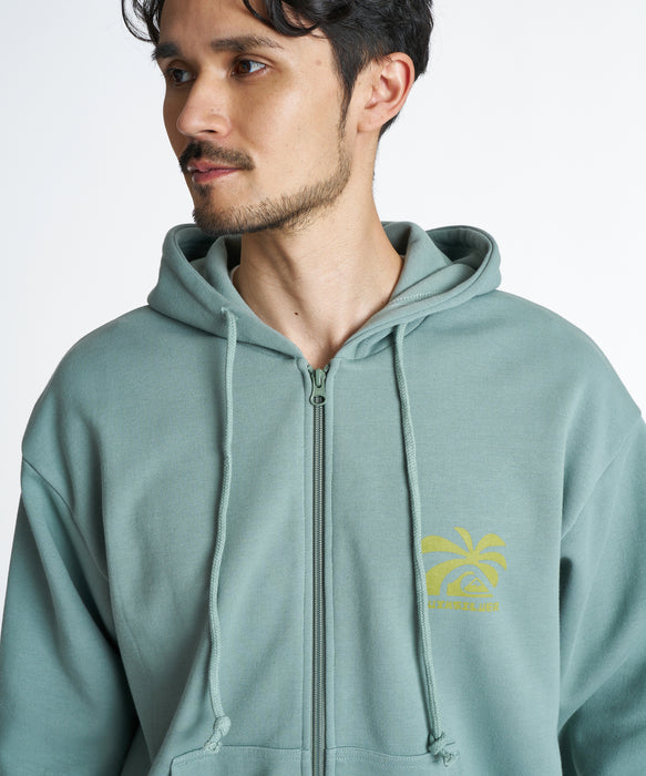 QUIKSILVER メンズ SALT WATER PALM RISE SWEAT ZIP PK パーカー 【2026年秋冬モデル】 OLV / XL