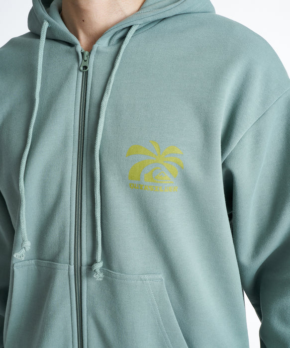 QUIKSILVER メンズ SALT WATER PALM RISE SWEAT ZIP PK パーカー 【2026年秋冬モデル】 OLV / XL