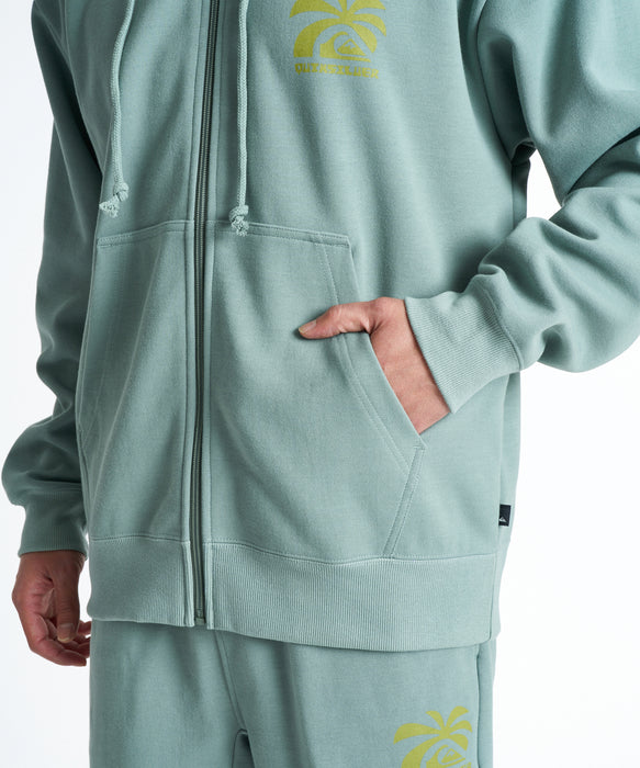 QUIKSILVER メンズ SALT WATER PALM RISE SWEAT ZIP PK パーカー 【2026年秋冬モデル】 OLV / XL
