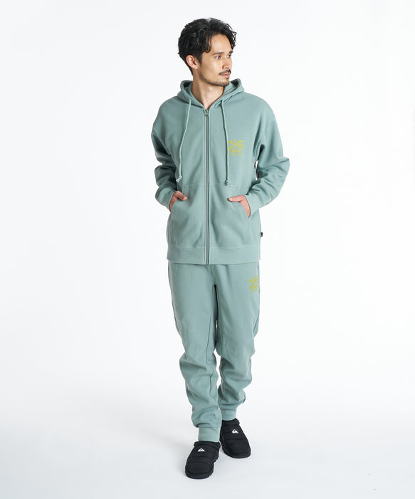 QUIKSILVER メンズ SALT WATER PALM RISE SWEAT ZIP PK パーカー 【2026年秋冬モデル】 OLV / XL