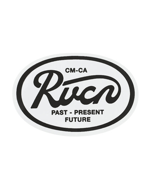 RVCA メンズ OVAL SIGN W63 STICKER ステッカー 【2026年秋冬モデル】