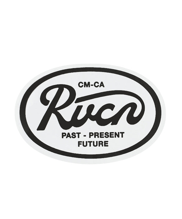 RVCA メンズ OVAL SIGN W63 STICKER ステッカー 【2026年秋冬モデル】
