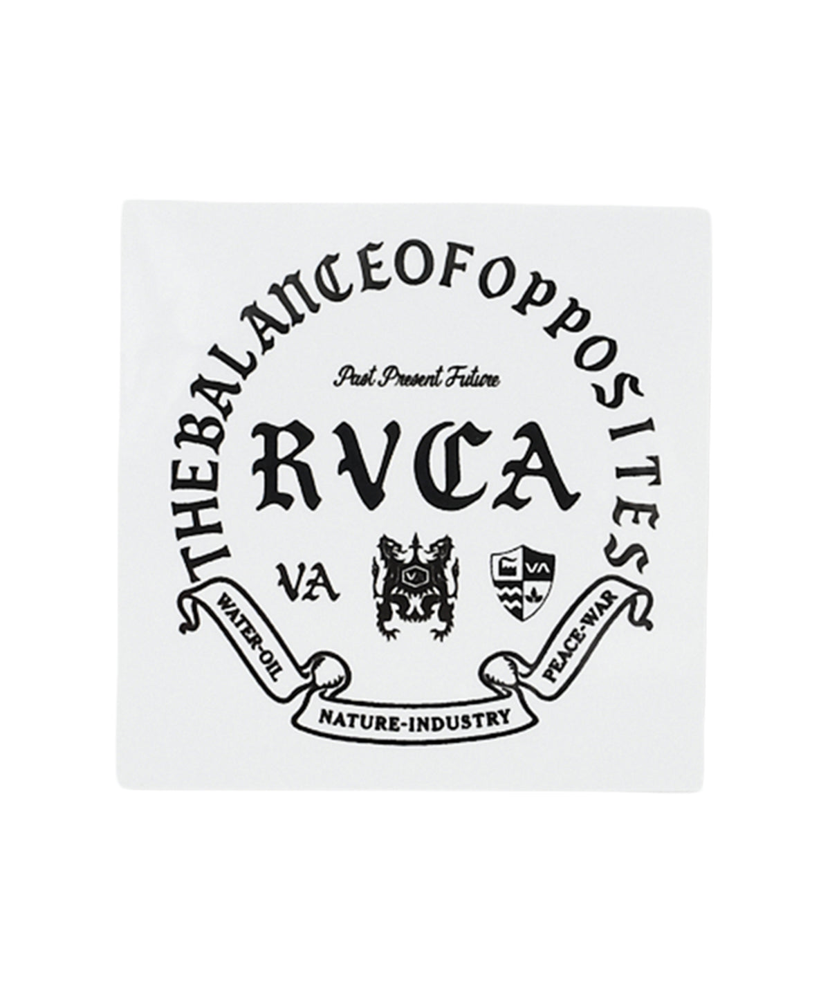 RVCA メンズ OE CIRCLE W38 STICKER ステッカー 【2026年秋冬モデル】