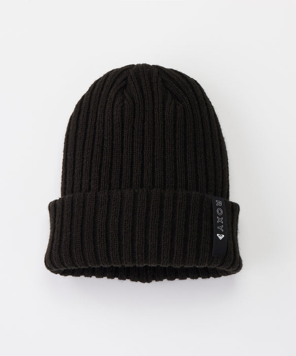 ROXY ウィメンズ FREE SHORE BEANIE ビーニー 【2026年秋冬モデル】 BLK / F