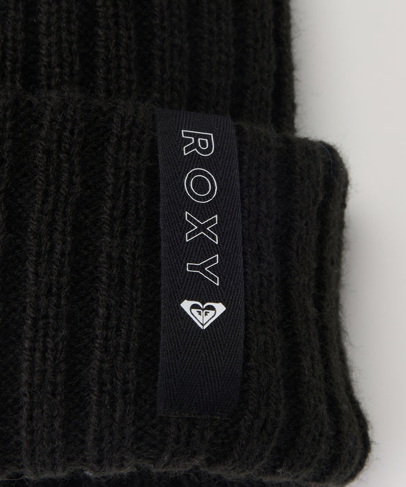 ROXY ウィメンズ FREE SHORE BEANIE ビーニー 【2026年秋冬モデル】 BLK / F